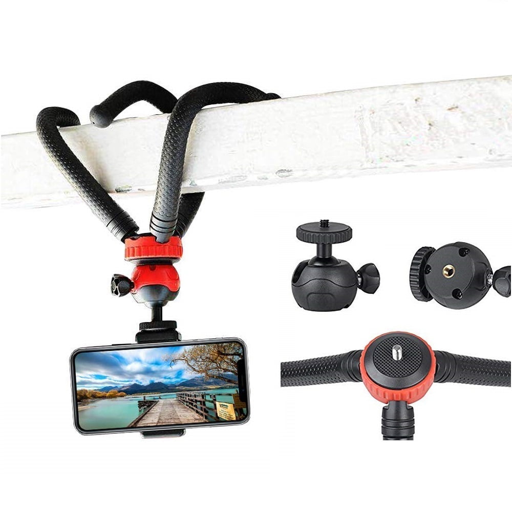 Octopus Tripod With Ball Head- Best For DSLR Or Smartphone Vlogging & Table Stand without mobile tripod